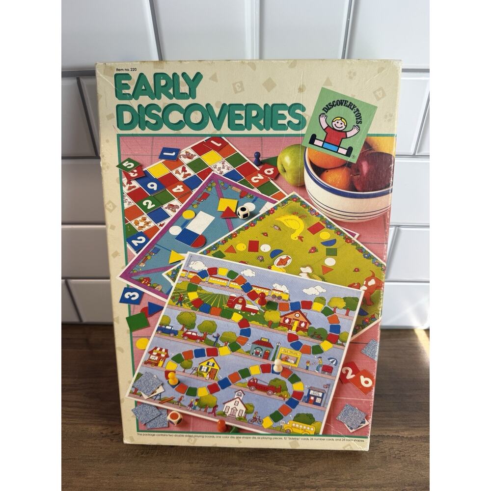 1986 Discovery Toys Early Discoveries Board Game 220 Ravensburger 99% Complete